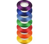 7x Ruban De Satin Arc-En-Ciel 6mm X 32m Set De Rubans Arc-En-Ciel Rouleaux De Ruban Satin Ruban Tissu Multicolore Ruban De Décoration Ruban À Bricoler Ruban Satin Décoratif Pour Cadeau Mariage