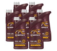 7x1 Litre Mannol Énergie 5W-30 huile moteur 7511 Api Sn / CH-4 Acea A3/B4