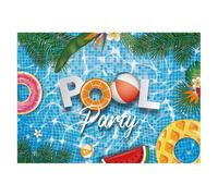 7X5FT Hawaii Piscine Th¿¿me Tissu de fond pour la photographie