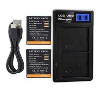 7xinbox 2 Pack Batterie A-4a 308-10069-01 + Chargeur pour Arlo Ultra, Ultra +, pour caméra Arlo Pro 3 VMC4040, VMA5400-10000S