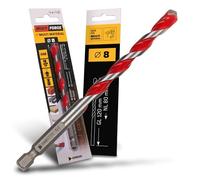 Ø 8,0 mm HM Foret multifonction - Bois, tôle, plaque de plâtre, profilé métallique, carrelage, maçonnerie, etc. - Outils AMBOSS Multi Force Foret multifonction 6 pans pour perceuse/visseuse sans fil