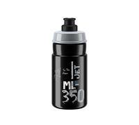 Borraccia Jet 350 ml Elite Noir/Gris EL0206016 Pour Vélo