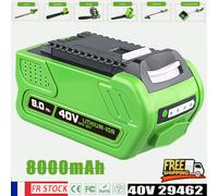 8,0Ah pour batterie Greenworks 40 V G-MAX 29462 29472 29252 batterie Li-ion 8Ah