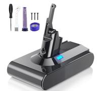 8,0Ah V8 Batterie Remplacement pour Dyson V8 Batterie SV10 SV25 Aspirateur | Compatible avec Dyson V8 Absolute/Animal/Silm/Motorhead/Fluffy 972237-01 Aspirateur Sans Fil