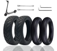8 1/2 Electric Scooter Tire Set With Tires And Pack Of Replacement Inner Tubes For Electric Scooter + 8.5" Tire Compatible With Xiaomi M365/M365pro2 Replacement Wheels
