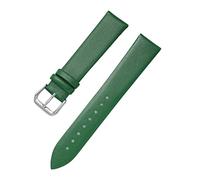 8/10/12/13/14/15/16/17/18/19/20/21/22mm Bracelets de montre en cuir véritable doux pour la peau pour remplacer le bracelet de montre à quartz pour femme, Vert, 13mm