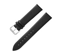 8/10/12/13/14/15/16/17/18/19/20/21/22mm Bracelets de montre en cuir véritable doux pour la peau pour remplacer le bracelet de montre à quartz pour femme, Le noir, 10mm