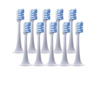 8/10 têtes de brosse à dents rechange, compatibles avec les brosses électriques soniques Xiaomi T300 et T500 (embouts souples)(10 blue)