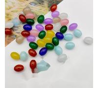 8/11 mm 200 pièces de perles de verre en forme de riz olive pour la fabrication de bijoux, bracelets, colliers, boucles d'oreilles, perles en cristal pour travaux manuels