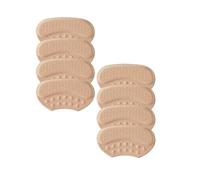 8/12 pièces prévention des chutes talon autocollant baskets résistant à l'usure coussinets de talons hauts élasticité semelles Patch chaussures protection Inserts Pour Hommes et Femmes(Beige,8pcs)