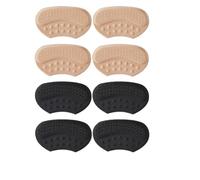 8/12 pièces prévention des chutes talon autocollant baskets résistant à l'usure coussinets de talons hauts élasticité semelles Patch chaussures protection Inserts Pour Hommes et Femmes(Mixed,8pcs)