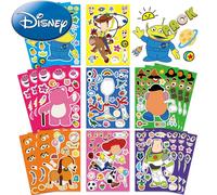8/16 Feuilles Faire Un Visage Toy Story Puzzle Autocollants Disney Dessin Animé Assembler Puzzle Pour Enfants Garçons Filles Fête Bricolage Éducation Jouet Cadeau.16sheets.