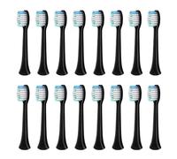 8/16 têtes de brosse à dents électriques, compatibles avec les modèles Sarmocare S100, S200, S600, S700, S710, S800, S820, S900 et S910(16black)