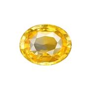 8.25 Ratti Gemme Premium Quality Ceylan Earth Mind Yellow Sapphire (Pukhraj/Pukhraj) Pierre précieuse en vrac pour homme et femme-B0CP43W8MRNAMZ