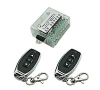 8-36V 10A Contrôleur d'actionneur linéaire CW CCW avec interrupteur de fin de course à distance, interrupteur de contrôle à distance de moteur DC avant et arrière pour porte roulante (2 télécommande)