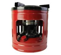 8.3x8.7 Mini Kerosène Chauffeur de chauffage poêle en fer 8 Coton Wick Iproprié Brûleur d'intérieur portable Accessoires de camping pour 2-4 personnes