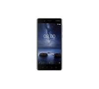 Nokia 8 - 4G smartphone - RAM 4 Go / Mémoire interne 64 Go - microSD slot - Écran LCD - 5.3" - 2560 x 1440 pixels - 2x caméras arrière 13 MP, 13 MP - front camera 13 MP - TIM - acier Acier Bon état | Bon état | Occasion ou Reconditionné, voir site marchand