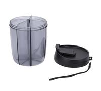 8.4oz Medication Dispenser, Travel pills Organizer Large Designed with 6 Compartments Easy to Dispense with Plastic Construction for Every Day Use and Trip