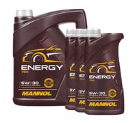 8 5+3x1 Liter MANNOL SAE 5W-30 ÉNERGIE L'huile de moteur VW 502.00/505.00/