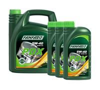 8 (5+3x1) Litres FANFARO 5W-40 PDX Huile Moteur -