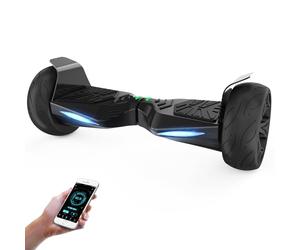 8,5” Hoverboards Tout-Terrain à Double Moteur avec Batterie Haute Capacité de 36V 4Ah, Haut-Parleur Bluetooth & Application, Idéal pour Les Enfants & Adolescents