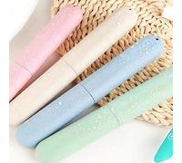 8/7/5/4/2/1 pièce Étui à brosse à dents, porte-brosse à dents portable mixte, couvercle de protection, convient pour les voyages en plein air et la salle de bain à la maison, essentiels de voyage bleu