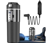 8,7 x 2,8 pouces, tension universelle, arrêt automatique thermique intelligent, eau de chaudière, capacité 450 ml, accessoire de voyage sur route pour charges, 12 V 24 V, pratique pour l'us