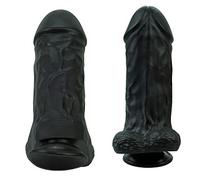 8.8cm Super Grand diamètre, gode géant gode Anal, gode réaliste fiche fiche vagin godes Sex Toys pour Dames extrême,Noir