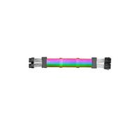 Mars Gaming Câble rallonge ARGB 8+8 broches PCIe 310 mm – AWG18 cuivre pur, LEDs ultra-lumineuses