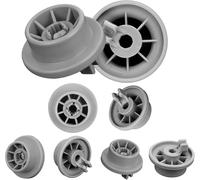 8 accessoires pour rouleaux, pour de nombreux lave-vaisselle courants Bosch & Siemens | Modèle 165314