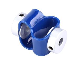 8 Accouplement d’arbre flexible en fibre de verre pour codeur, coupleur élastique résistant aux hautes températures avec alésage de 6 mm, conception isolante durable pour un