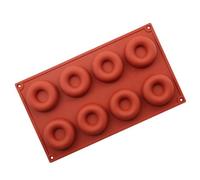 8 Agujeros Donut Silicona Molde Para Hornear Cupcakes Pastel Sartenes Galleta Cookie Donut Moldes Diy Molde Para Donas Chocolate Moldes