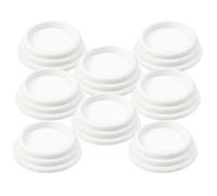 8 Amortisseurs De Vibrations Universels, Coloris Blanc Multicolore