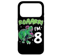 8. Anniversaire Roaarr J'Ai 8 Ans, Anniversaire d'un Dinosaure Coque pour iPhone 17 Pro