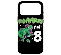 8. Anniversaire Roaarr J'Ai 8 Ans, Anniversaire d'un Dinosaure Coque pour iPhone 17 Pro Max