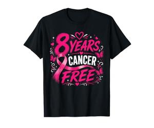8 Ans de Sensibilisation au Cancer du Sein sans Cancer T-Shirt
