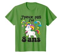 8 Ans Fille - J’Peux Pas J’ai 8ans Licorne Fillette 8 ans T-Shirt