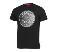 8 Ans - T-Shirt - Paris Saint Germain - Collection Officielle - Noir - Enfant - Manches Courtes Multicolore