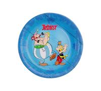 8 Assiettes Astérix 23 cm - Bleu