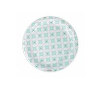 8 assiettes carton Ø 23 cm - Rosaces