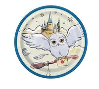 Unique Assiettes en carton Motifs Harry Potter 18 cm – Paquet de 8