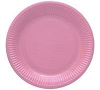 8 assiettes carton 23cm - vieux rose - dart 146783 Rose G