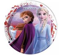 8 assiettes carton frozen 2 24cm - isap lfrz93430 Multicolore G