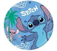 8 assiettes carton stitch 23cm bleu - générique lsti96794 Bleu G