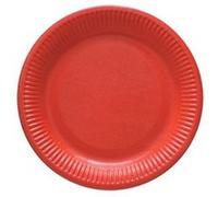 8 assiettes en carton 18cm - rouge - dart 146799 Rouge G