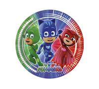 8 Assiettes En Carton 23 Cm Pyjamasques Taille Unique Multicolore