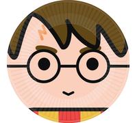 8 assiettes en carton Kawaii Harry Potter 23 cm
