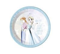 8 Assiettes En Carton La Reine Des Neiges 23 Cm Taille Unique Multicolore