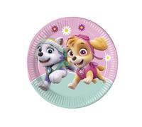 8 Assiettes En Carton Pat' Patrouille Skye Et Everest 23 Cm Taille Unique Multicolore