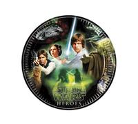 8 Assiettes En Carton Star Wars 23 Cm Vert
